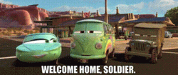 Welcome Home Soldier GIF