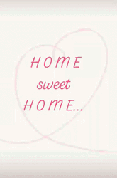 Welcome Home Sweet Home Cute Animated Text GIF