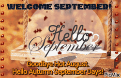 Welcome September With Love GIF