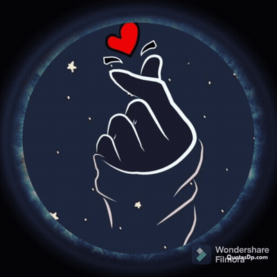 Welcome Sign With Hand Heart Gesture GIF