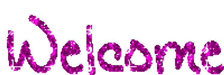 Welcome Sparkly Sticker GIF