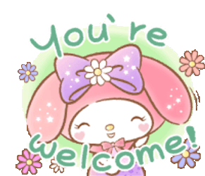 Welcome Sticker GIF