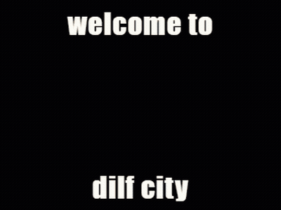 Welcome To Dilf City Man Smoking Cigarette GIF