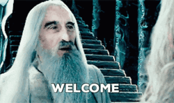 Welcome To Earth Saruman GIF