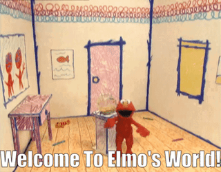 Welcome To Elmo Meme's World GIF