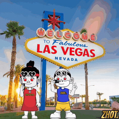 Welcome To Fabulous Las Vegas Nevada Sign With Palm Trees GIF