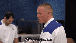 Welcome To Hell Reality Show Hell's Kitchen GIF