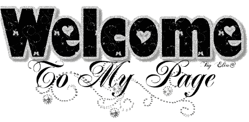 Welcome To My Page Sign Sticker