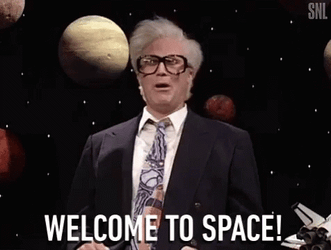 Welcome To Outer Space Harry Caray GIF