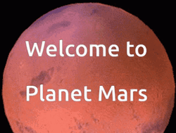 Welcome To Planet Mars GIF