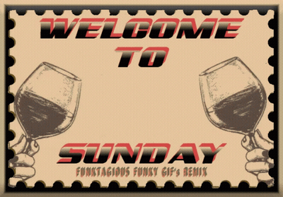 Welcome To Sunday Postcard GIF