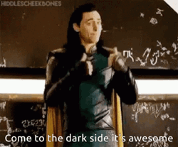 Welcome To The Dark Side It's Awesome GIF