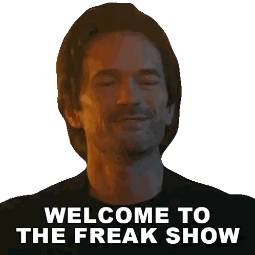 Welcome To The Freak Show Sticker