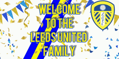 Welcome To The Leeds United Family Banner GIF