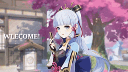 Welcome To The Party Pal Kamisato Ayaka GIF
