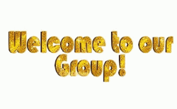Welcome To The Party Pal Swirling Golden Text GIF