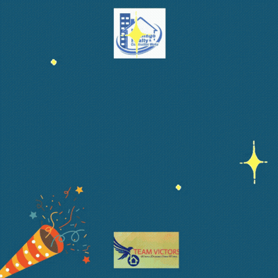 Welcome To The Team Sign With Confetti Cannon GIF