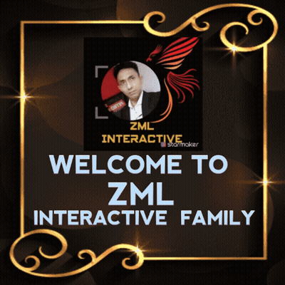 Welcome To ZML Interactive Family Sign With Man GIF