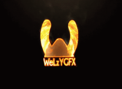 Welgygfx Logo With Flame From Letter W GIF