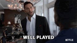 Well Played Lucifer Netflix GIF