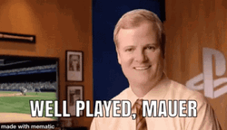 Well Played Mauer GIF