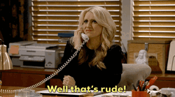 Well That's Rude Talking On Phone GIF