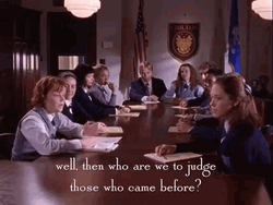 Well Then Who Are We Going To Judge GIF