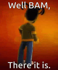 Well There It Is Bam GIF