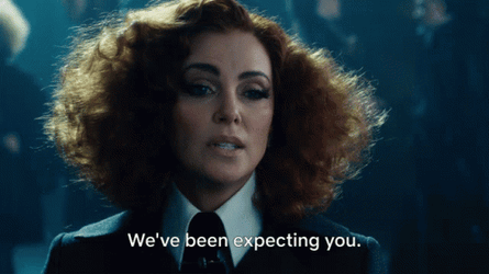 Well We're Waiting Charlize Theron Lady Lesso GIF
