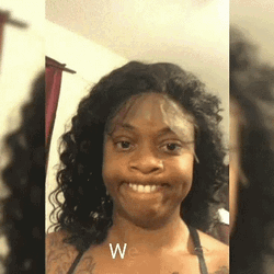 Welp Girl Showing Front Teeth GIF