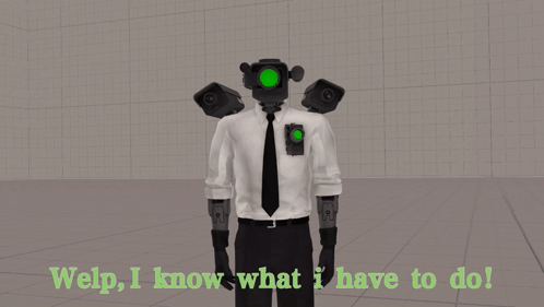 Welp I Know What I Have To Do Is Written On A Gray Background GIF