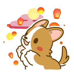 Welsh Corgi Cartoon Dog Smiling GIF