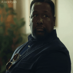 Wendell Pierce Looking Behind  GIF