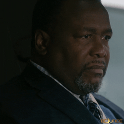Wendell Pierce Repeating Same Work Reaction GIF
