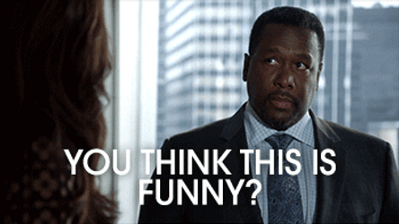 Wendell Pierce You Think This Is Funny GIF
