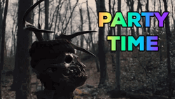 Wendigo In Forest Party Time GIF