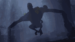 Wendigo Screaming In The Forest GIF