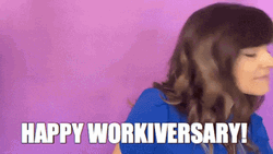Wendy Conrad Happy Work Anniversary Meme GIF