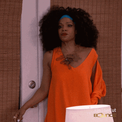 Wendy Raquel Robinson Afro Hair Wig Reveal GIF