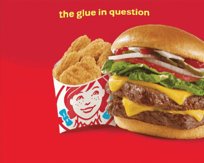 Wendy's Double Cheeseburger And Nuggets GIF