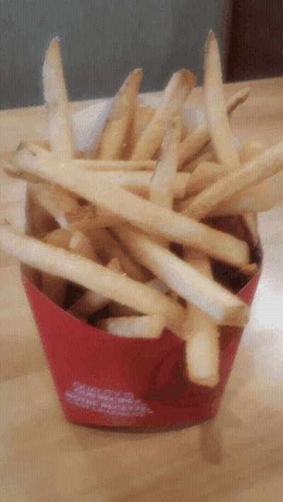 Wendy's French Fries Container GIF