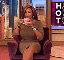 Wendy Williams Spit Chuckling GIF
