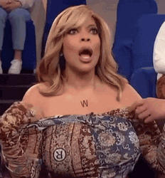 Wendy Williams Timid Smile Shy Reaction GIF