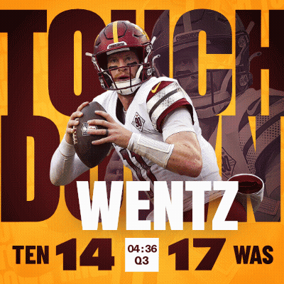 Wentz Holding Football GIF
