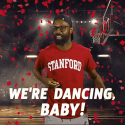 Were Dancing Baby Stanford Cardinal GIF