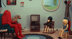 Were Waiting Dont Hug Me Im Scared Characters GIF
