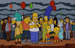 Were Waiting The Simpsons GIF