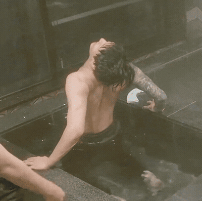 Werewolf Ripping Shirt Painting GIF