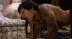 Werewolf Transformation Hairy Back Painful GIF