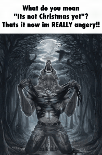 Werewolf With What Caption GIF